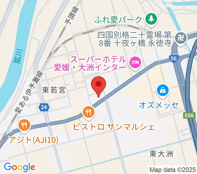 シネマサンシャイン大洲の地図