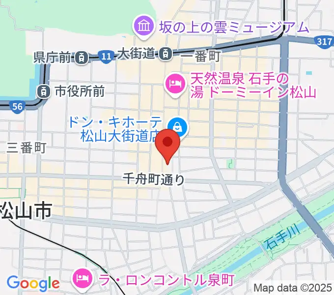 シネマサンシャイン大街道の地図