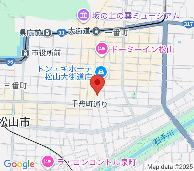 シネマサンシャイン大街道の地図