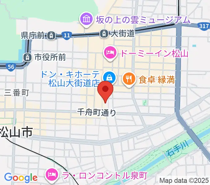 シネマサンシャイン大街道の地図