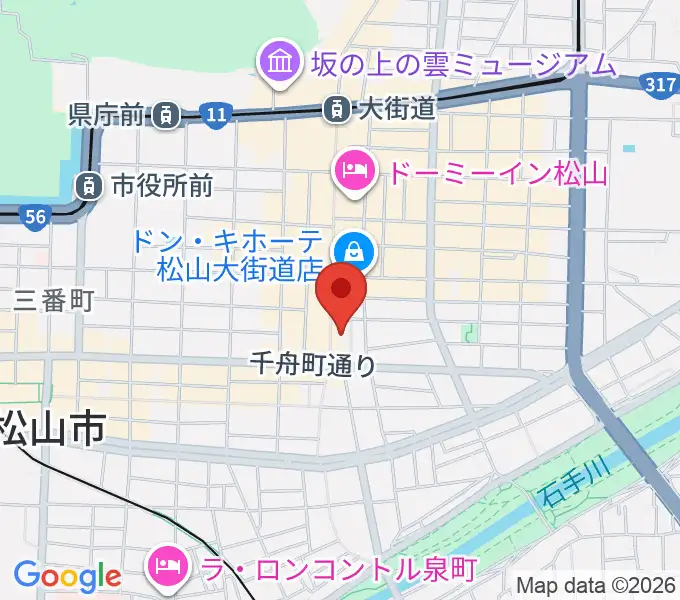 シネマサンシャイン大街道の地図