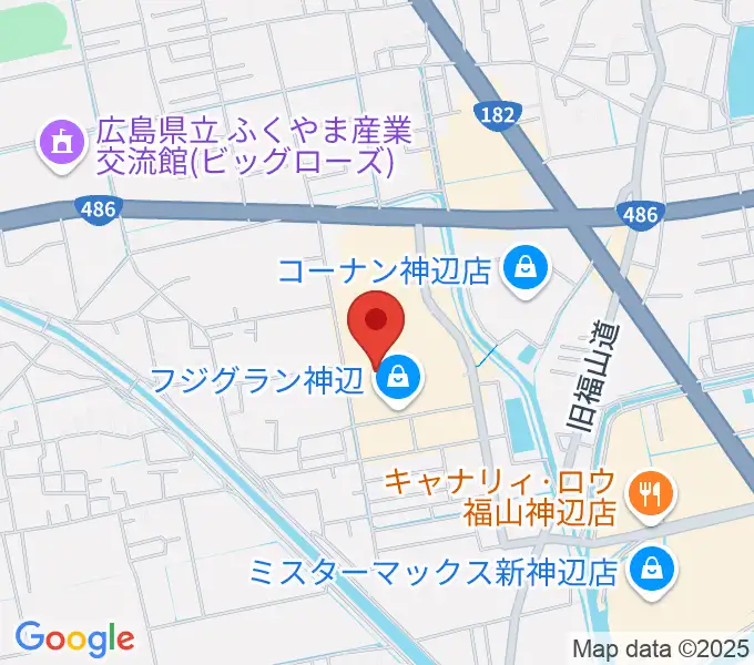福山エーガル8シネマズの地図