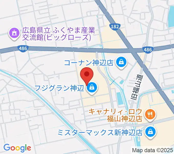 福山エーガル8シネマズの地図
