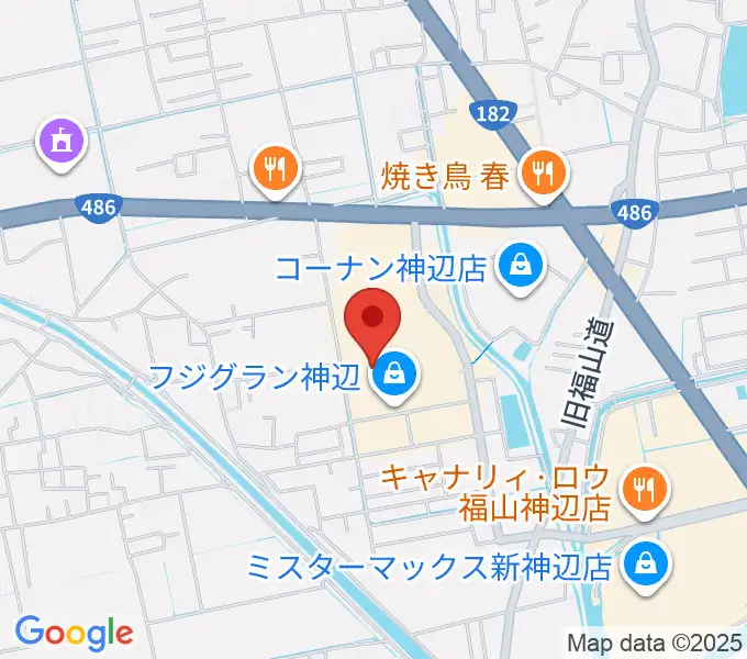 福山エーガル8シネマズの地図