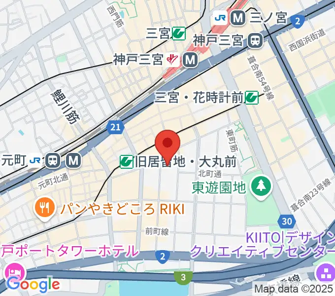 シネ・リーブル神戸の地図