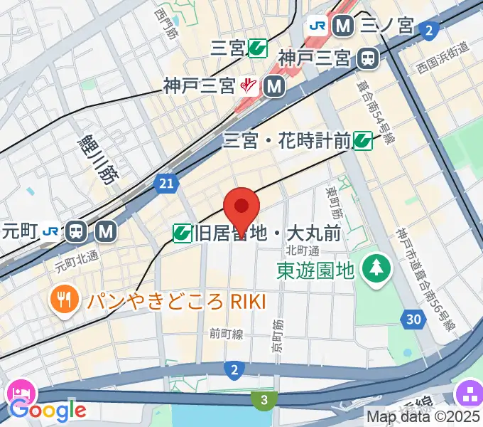 シネ・リーブル神戸の地図