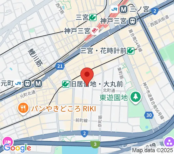 シネ・リーブル神戸の地図