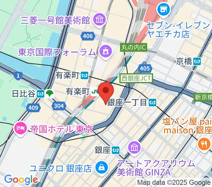 ヒューマントラストシネマ有楽町の地図