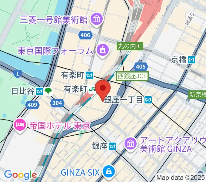 ヒューマントラストシネマ有楽町の地図