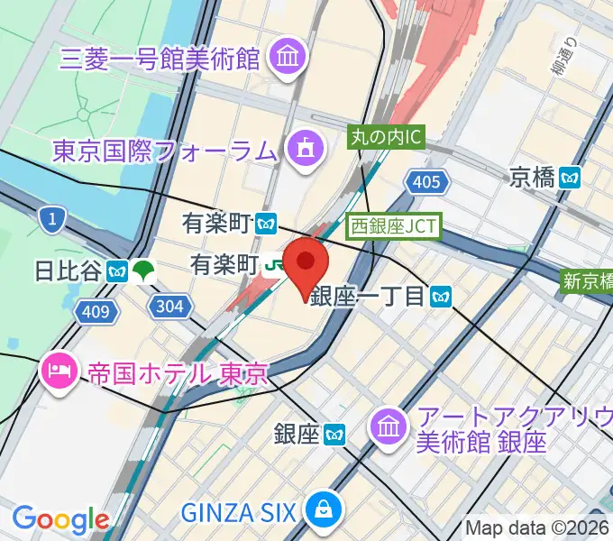 ヒューマントラストシネマ有楽町の地図