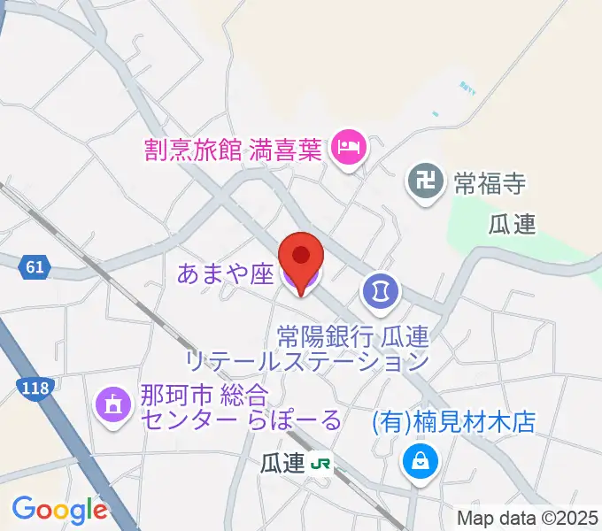 あまや座の地図