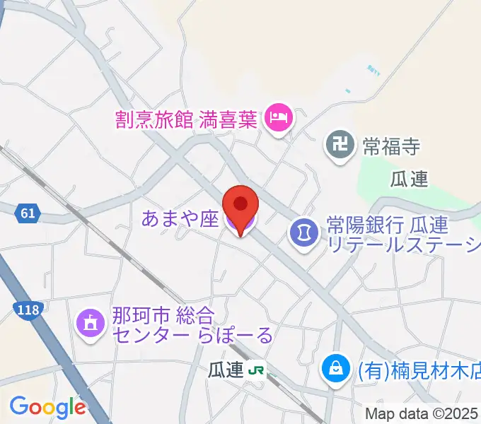 あまや座の地図