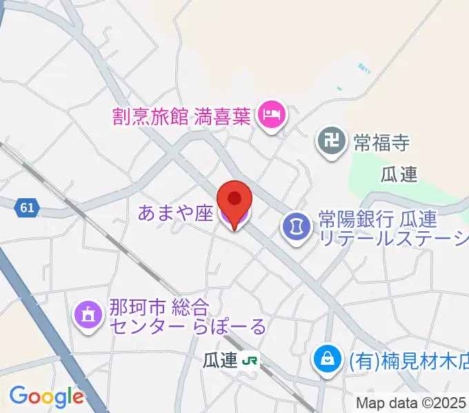 あまや座の地図