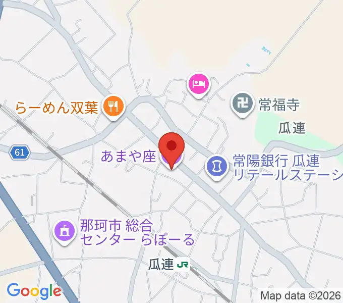あまや座の地図