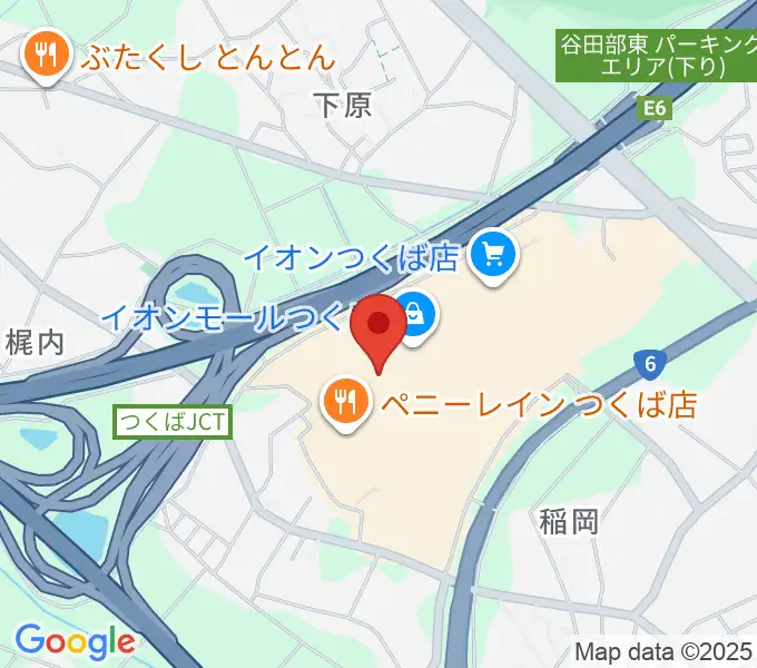 ウインズ・ユーつくば店の地図