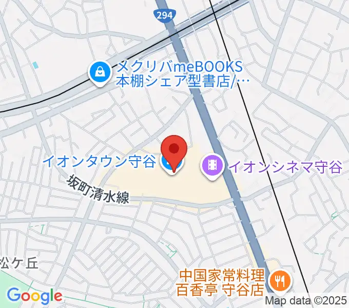 ウインズ・ユー守谷店の地図
