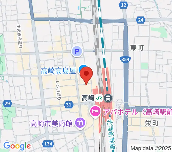 ウインズ・ユー 高崎オーパ店の地図