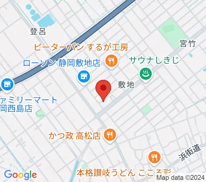 音楽天国・静岡駿河店の地図