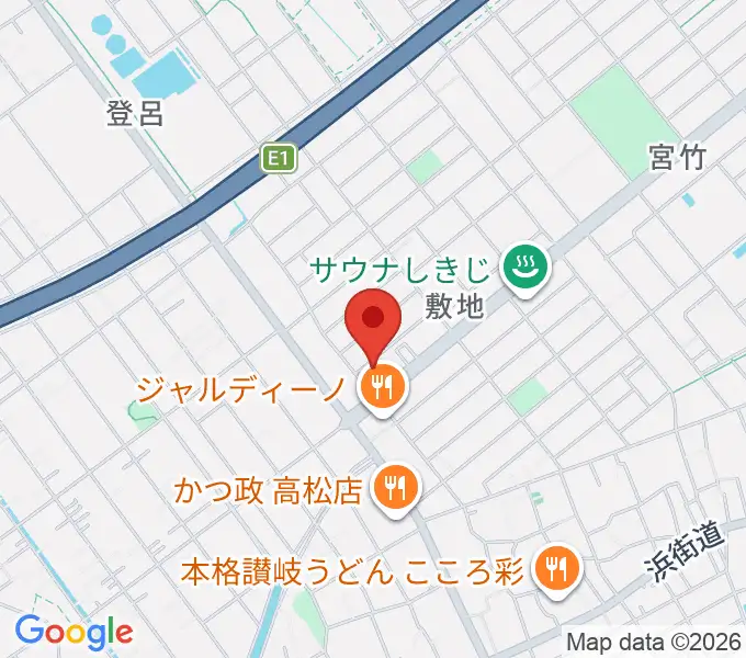 音楽天国・静岡駿河店の地図