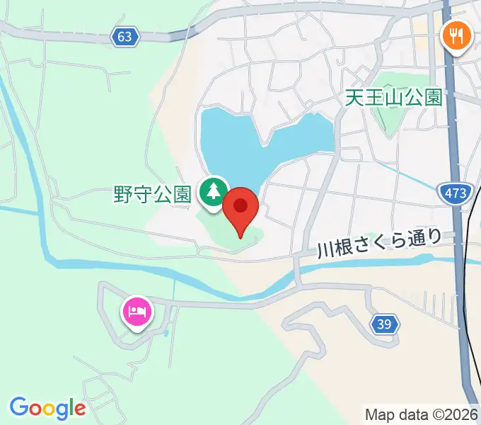 島田市川根文化センターチャリム21の地図