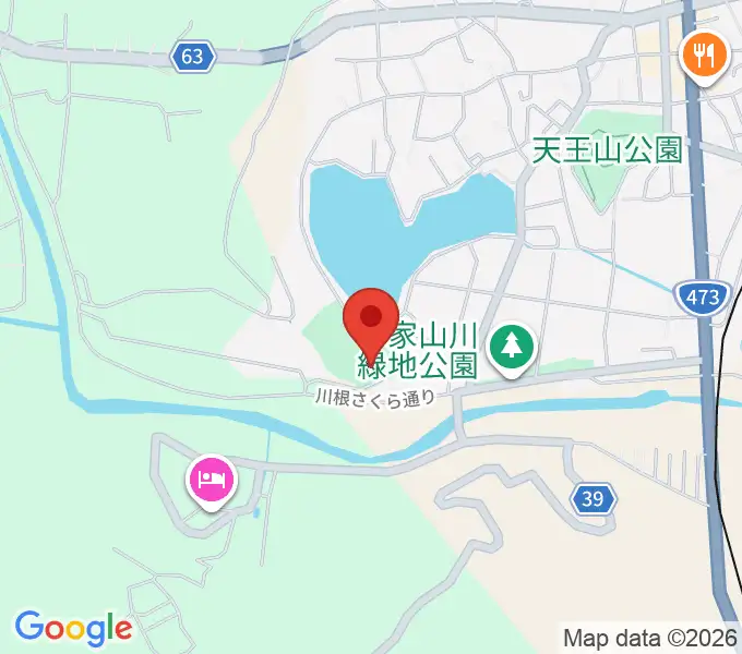 島田市川根文化センターチャリム21の地図