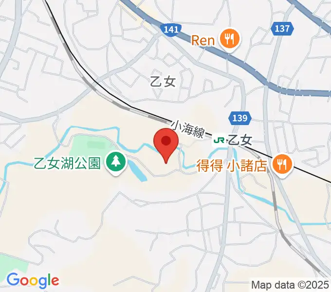 小諸市文化会館の地図