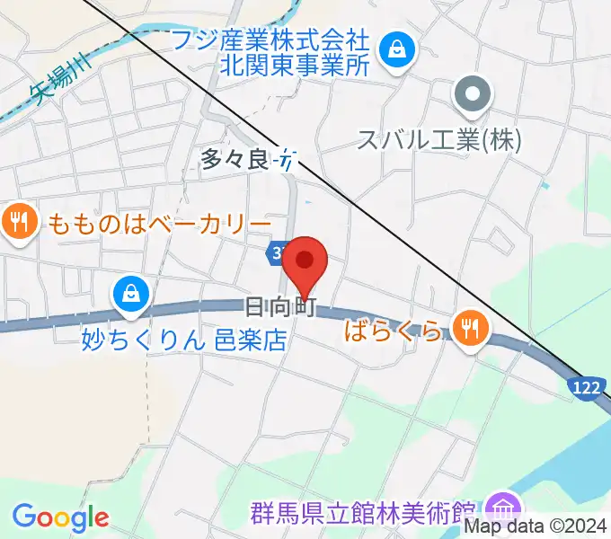 石田ピアノ調律プロモーションの地図