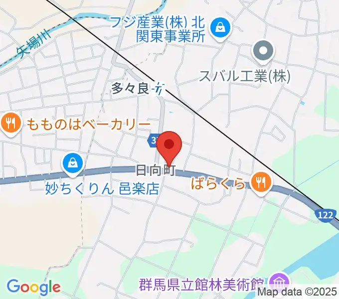 石田ピアノ調律プロモーションの地図