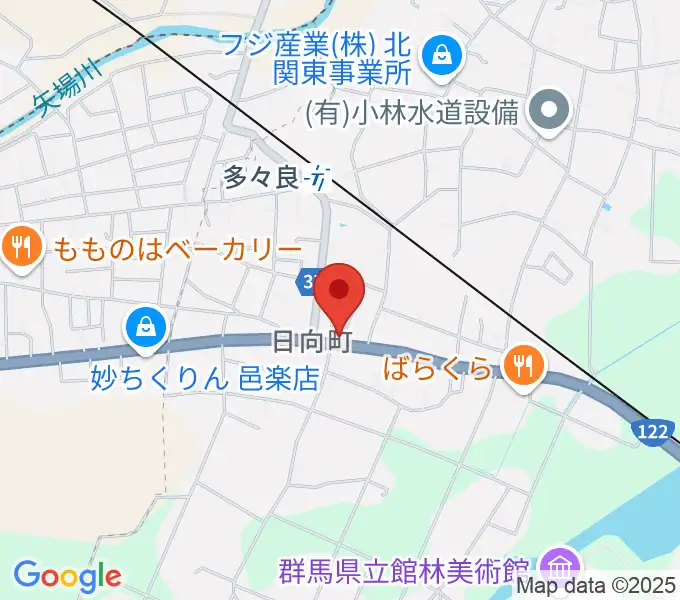 石田ピアノ調律プロモーションの地図