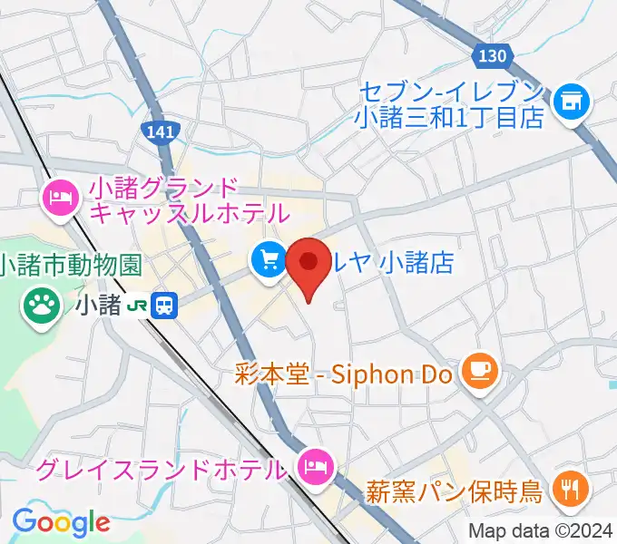 小諸市市民交流センターの地図