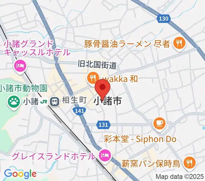 小諸市市民交流センターの地図