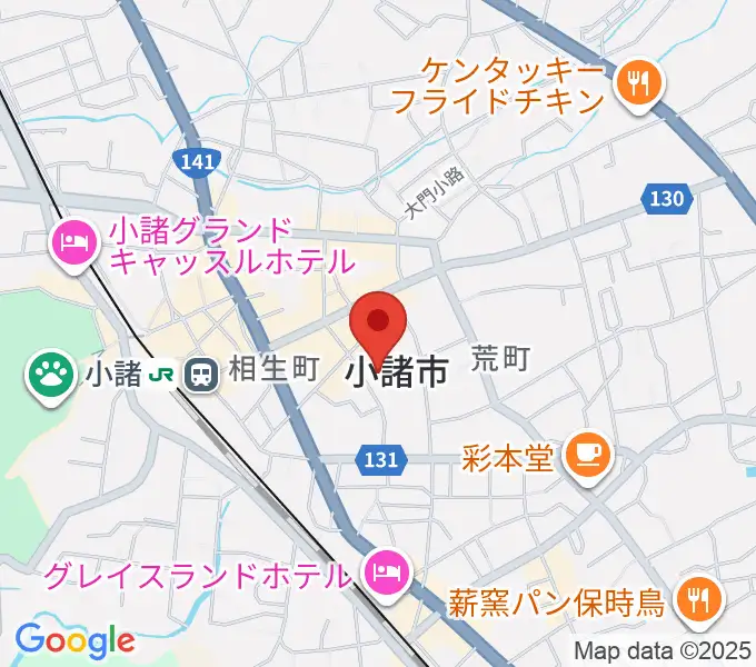 小諸市市民交流センターの地図