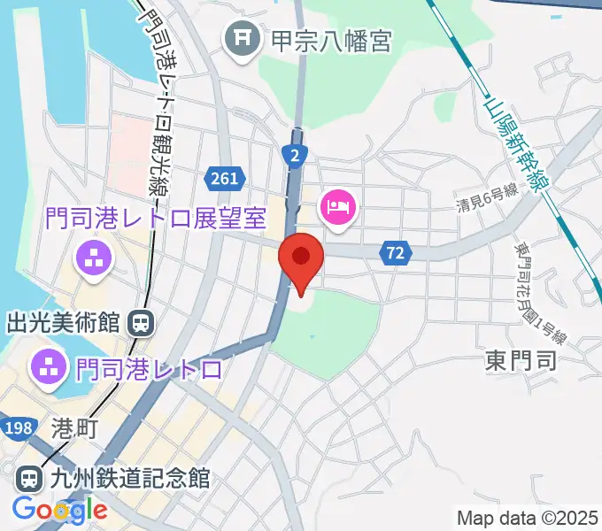 門司市民会館の地図