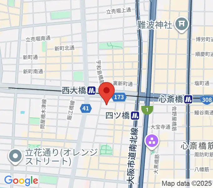 堀江アルテの地図