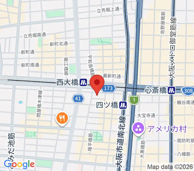 堀江アルテの地図
