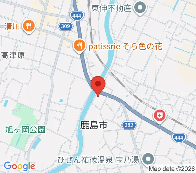 鹿島市生涯学習センター・エイブルの地図