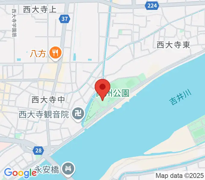 岡山市立西大寺公民館の地図
