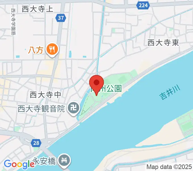 岡山市立西大寺公民館の地図