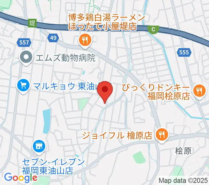T&Sスタジオの地図