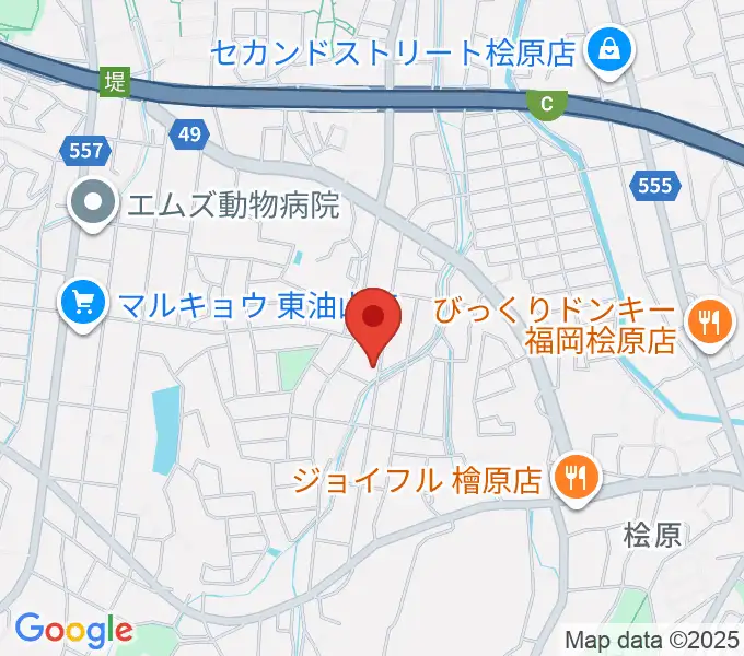 T&Sスタジオの地図
