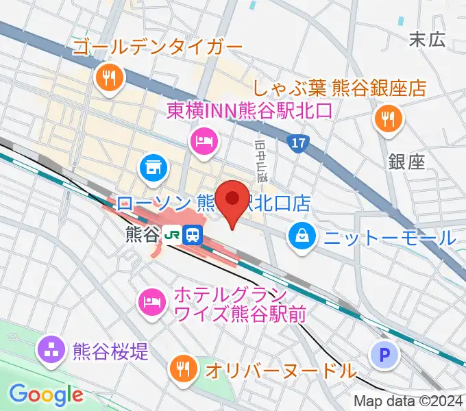 シネティアラ21の地図