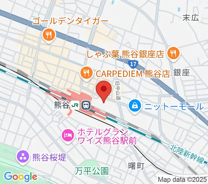 シネティアラ21の地図