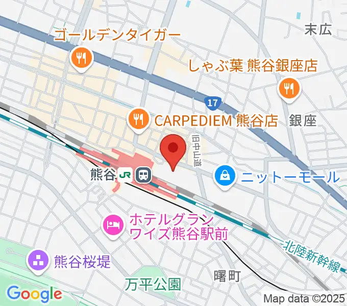 シネティアラ21の地図