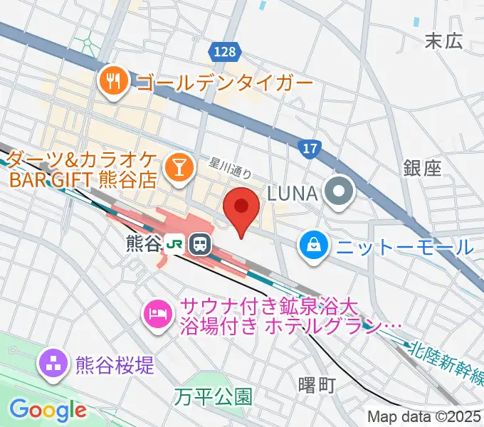 シネティアラ21の地図