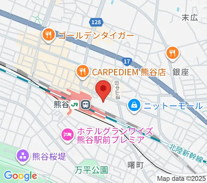 シネティアラ21の地図