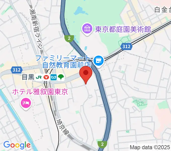 目黒Cozyの地図