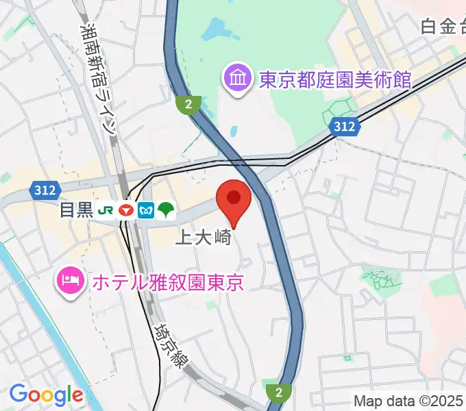 目黒Cozyの地図