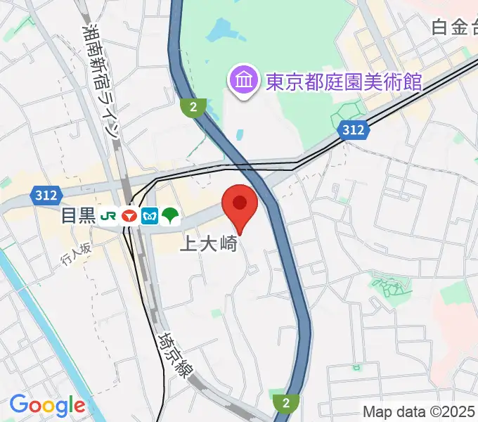 目黒Cozyの地図