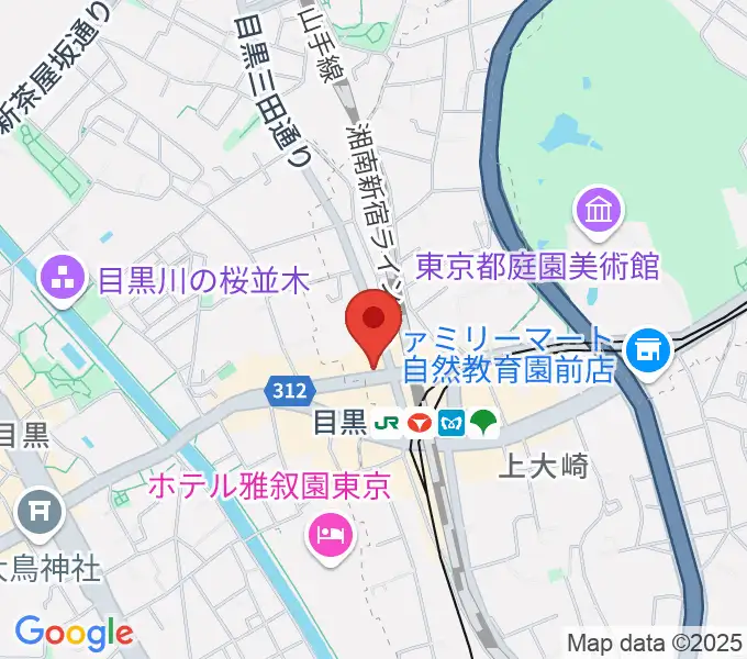 目黒シネマの地図