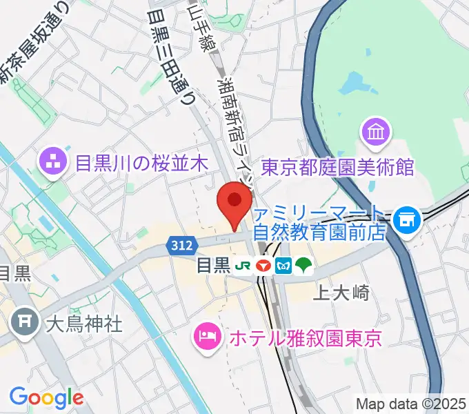 目黒シネマの地図